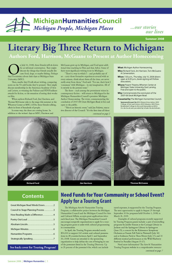 MHC Newsletter Summer 2008