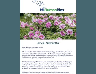 Enews screenshot
